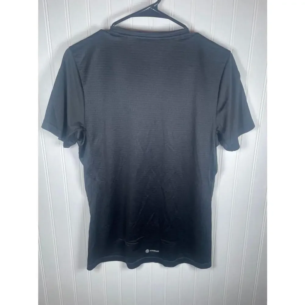 Men's Adidas Running T-Shirt - Black / Small